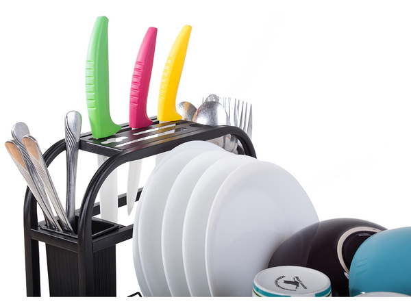 Support de séchage de vaisselle avec support de plateau loft