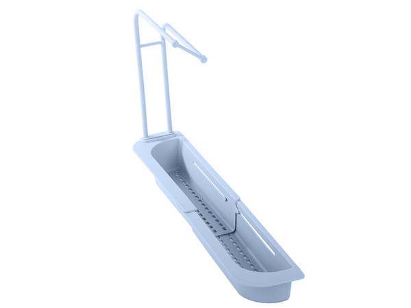 Virtuvės reikmenų laikiklis kriauklės organizatorius lentyna sulankstomas nusausintuvas