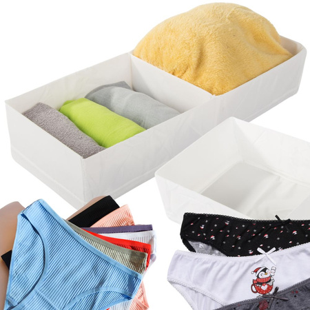 Organizador ropa interior calcetines cajon armario forro separadores grande