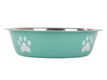 Dog cat food water bowl metal anti-slip pot large250ml