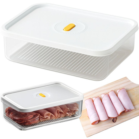 Maisto konteineris su dangčiu hermetiškas virtuvės organizatorius 1,4 l 1400 ml