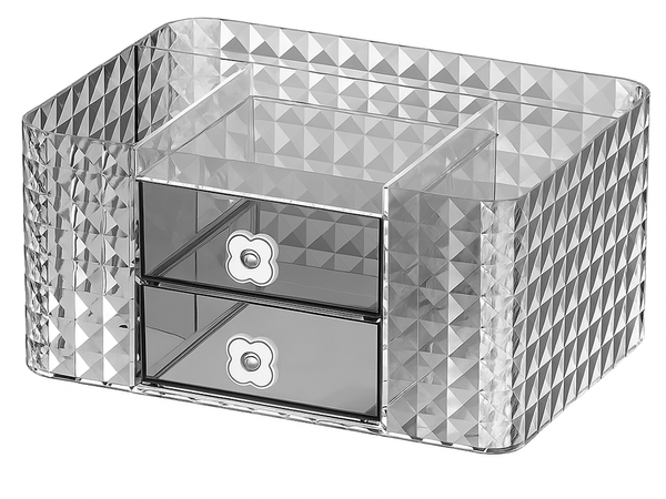 Caja organizadora para cosméticos y joyas para el baño, el escritorio o los cajones