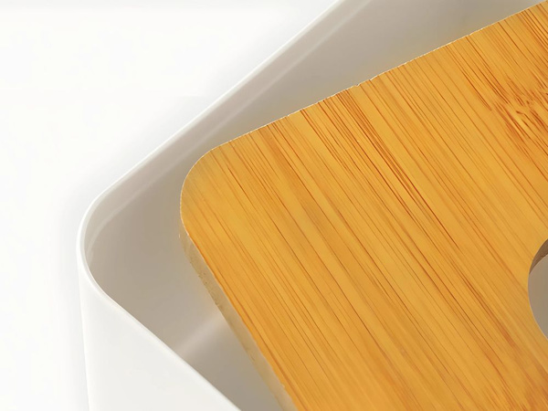 Boîte à mouchoirs, récipient organiseur, mouchoir en bambou