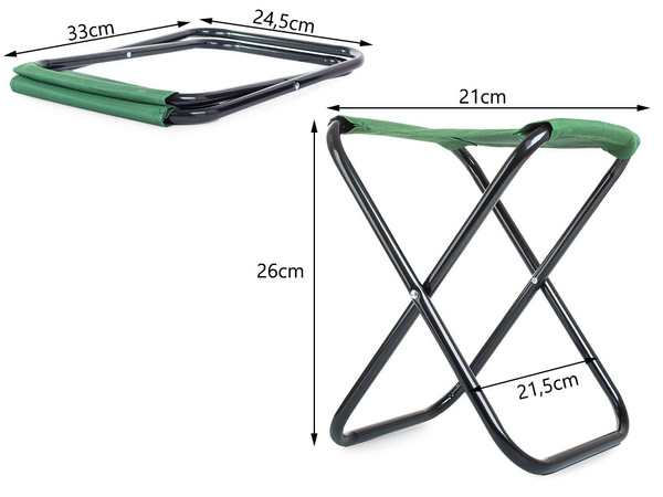 Silla de pesca turística taburete plegable