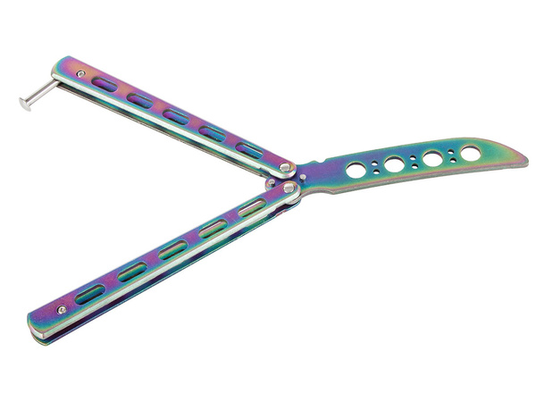 Cuchillo de entrenamiento romo mariposa