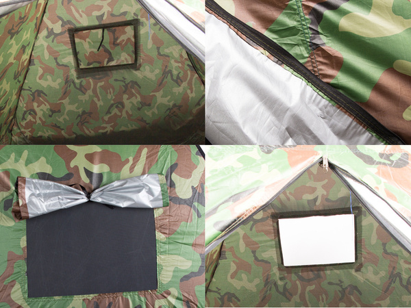 Samoskládací automatický kempinkový stan moro