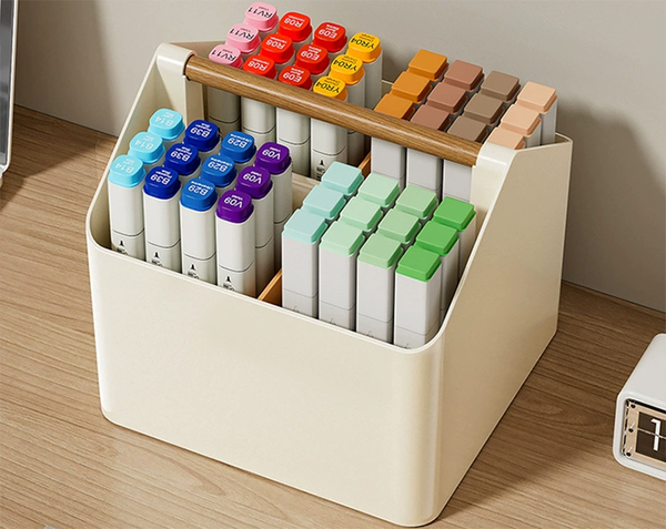 Organizador de escritorio para pequeños objetos de baño y cosméticos