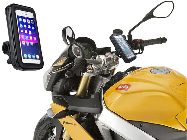 Držiak na telefón na bicykli vodotesný uzamykateľný otočný o 360