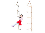 Échelle de corde de jardin pour enfants balançoire en bois escalade