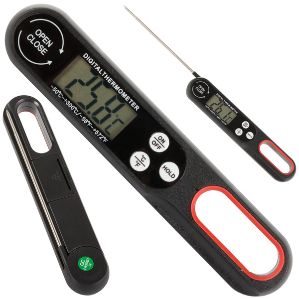 Lcd kitchen pin thermometer wine 300°c cooking soups