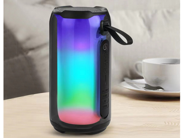 Bezdrátový reproduktor bluetooth boombox přenosný usb rádio fm aux