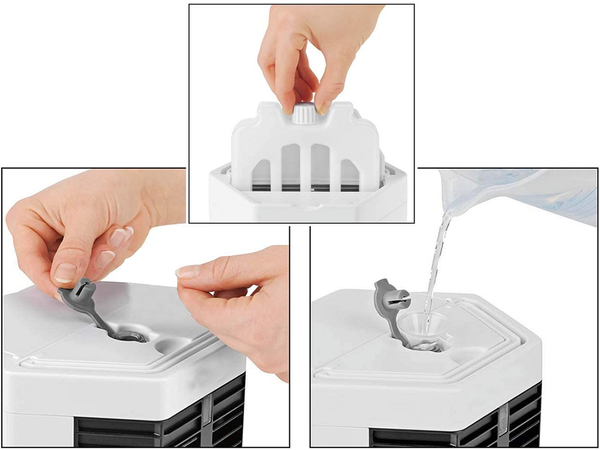 Mini conditionneur d'eau portable humidificateur 2in1