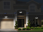 Lámpara colgante solar led para exterior con mando a distancia sensor crepuscular