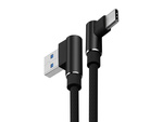 Usb-c typ c úhlový nabíjecí kabel qc k telefonu 1m