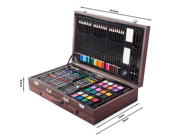 Art set for painting case wood 143
