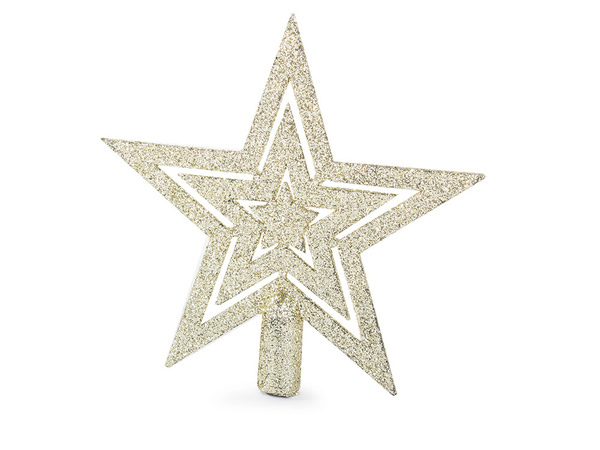 Kalėdų eglutės viršūnės 6/4/3 cm kit 100 vnt.