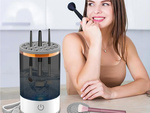 Lavador soporte para limpiar, lavar y secar pinceles y esponjas cosméticas usb