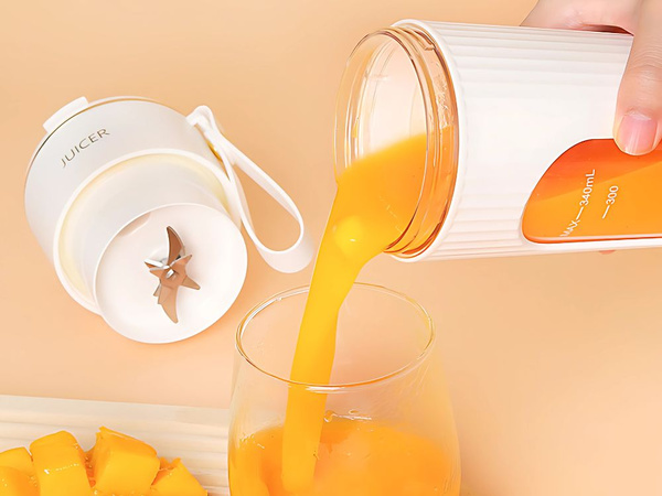 Mešalnik za smoothieje, koktajle in sokove, prenosni, USB, brezžični, priročen