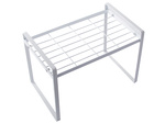 Single tier metal shelf for kitchen worktop kitchen organiser loft stand
