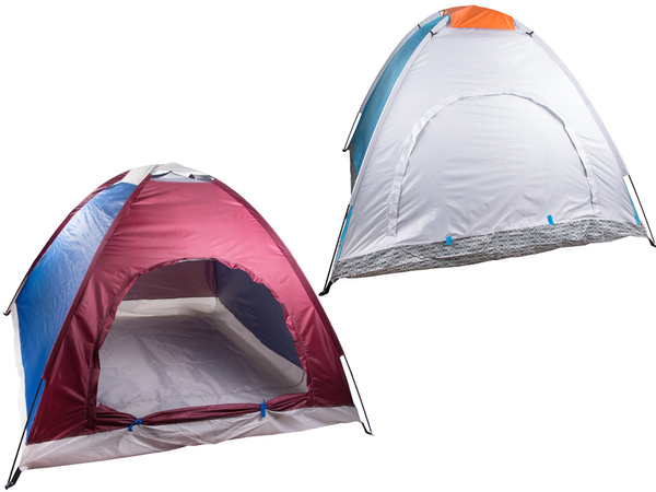 Tienda de campaña para 2 personas con mosquitera cubierta de luz