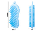 Washer sponge brush for head and body massage