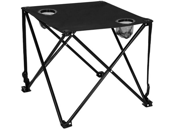 Kleiner klappbarer fischertisch für den balkon beim camping unter dem zelt