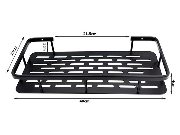 Estante de baño para baño para ducha para cocina loft metal estante colgante