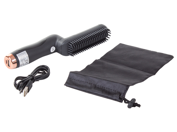 Ravnalnik za brado in lase glavnik krtača