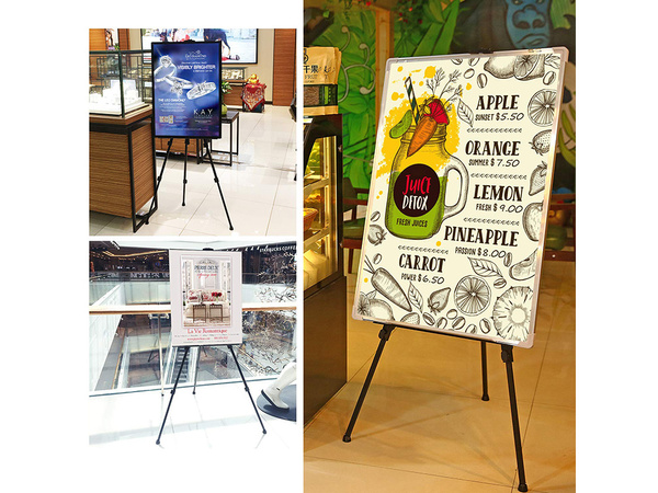 Aluminium painting easel 160cm + cover