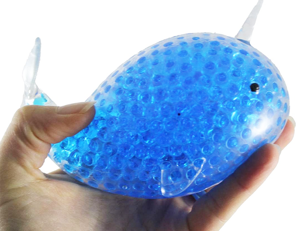 Antistresni gel squishy gel squishy delfin senzorične žogice velik zdrob