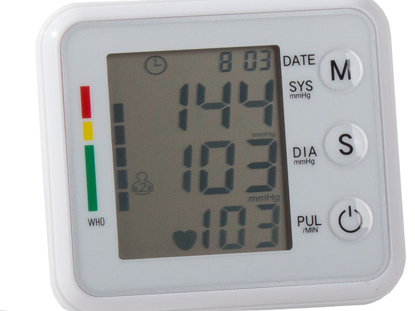 Elektronski zapestni merilnik krvnega tlaka lcd ohišje