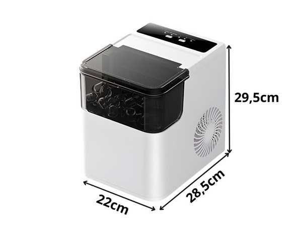 Machine à glace pilée automatique tailles des glaçons refroidissement rapide avec pelle