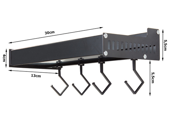 Kitchen wall shelf spice rack
