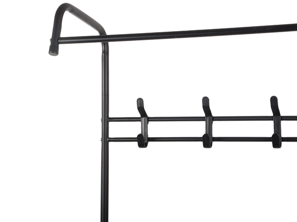 Perchero de pie para ropa de abrigo, chaquetas y zapatos, estantería con estantes