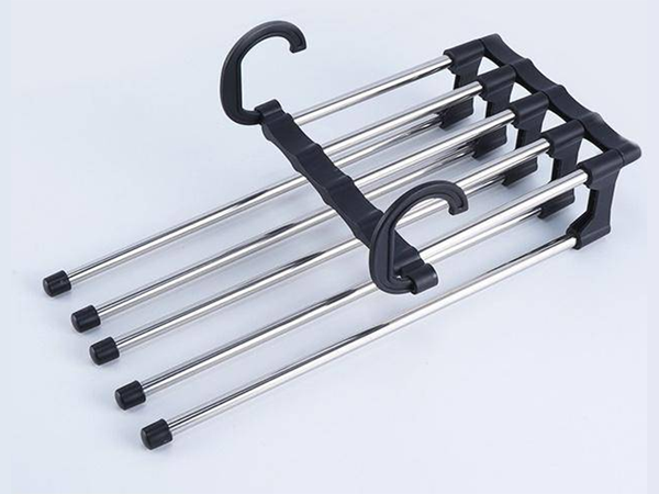 5-pair pull-out wardrobe trouser rack