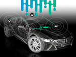 Automobilinis radijas bluetooth usb aux sd 1-din mikrofonas + pilotas 4 x 60 w