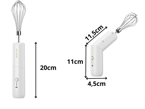 Whisk mixer elektrický mixér na miesenie bezdrôtový na vajíčka