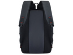 Városi hátizsák iskola ifjúsági sport 15l fekete 3 rekeszes laptophoz