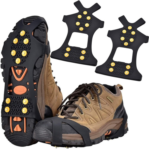 Hiking crampons spikes anti-slip overlays 42-45