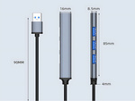 Usb 3.0 5gb/s splitter hub adapter station 4x usb 3.0 ports