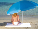 Velks xxl balkons plair parasols ar uv filtru 170 cm salokāmais