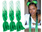 Cheveux synthétiques pour tresses ombrées
