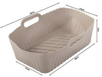 Silicone insert for airfryer fat-free fryer baking mould