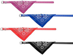 Dog collar with bandanna for dog cat m