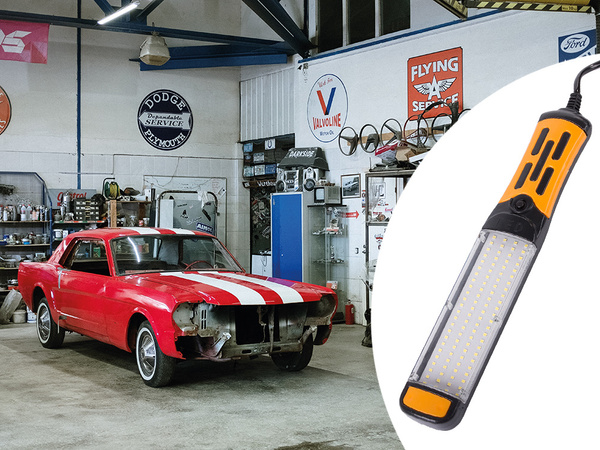 Kanál workshop lampa 96 viedol dob magnet hák