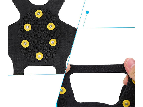 Matkakrampoonid piigid libisemisvastased padjad 37-41