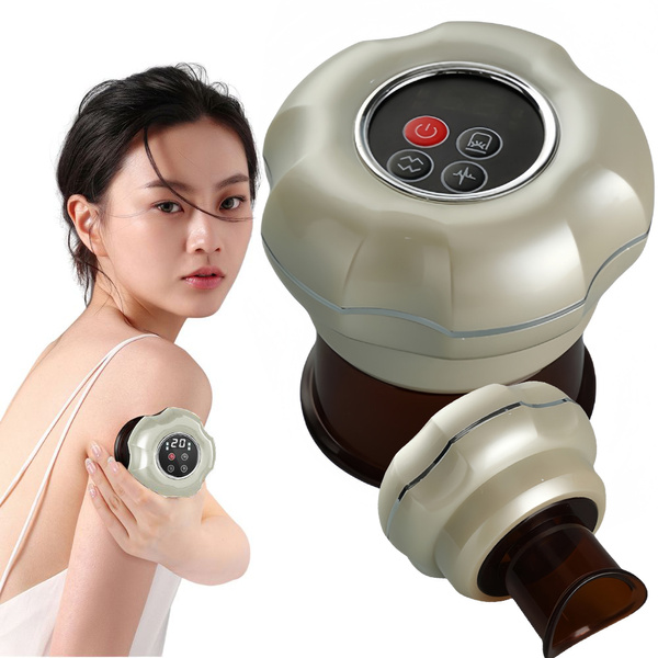 Chinese cupping vacuum massager with 12 suction power levels