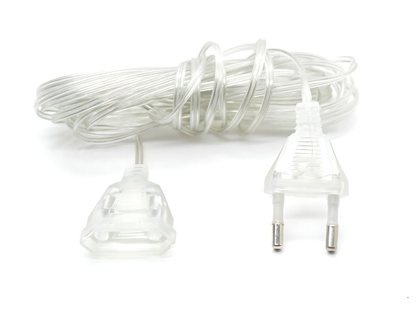 Câble d'extension pour sapin de noël transparent 5m