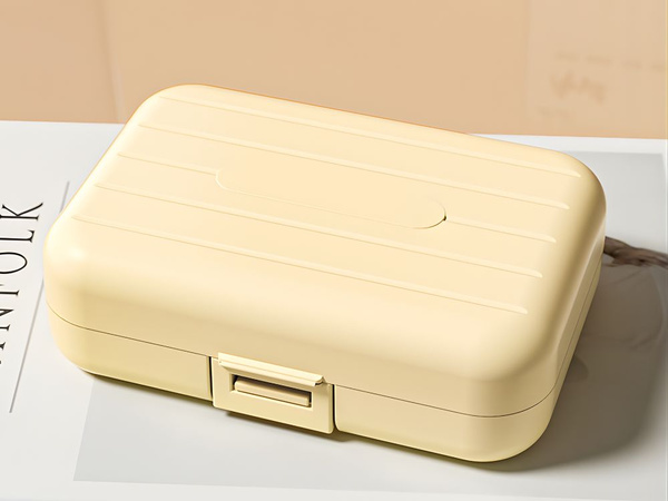 Medicine container tablet organiser capsules 7 compartments travel box