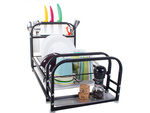 Dish drying rack with tray stand loft